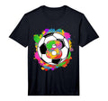 8Th Birthday Soccer Ball 8 Years Old T-Shirt - Custom Art Print Unisex - T-Shirt, Sweatshirt, Hoodie
