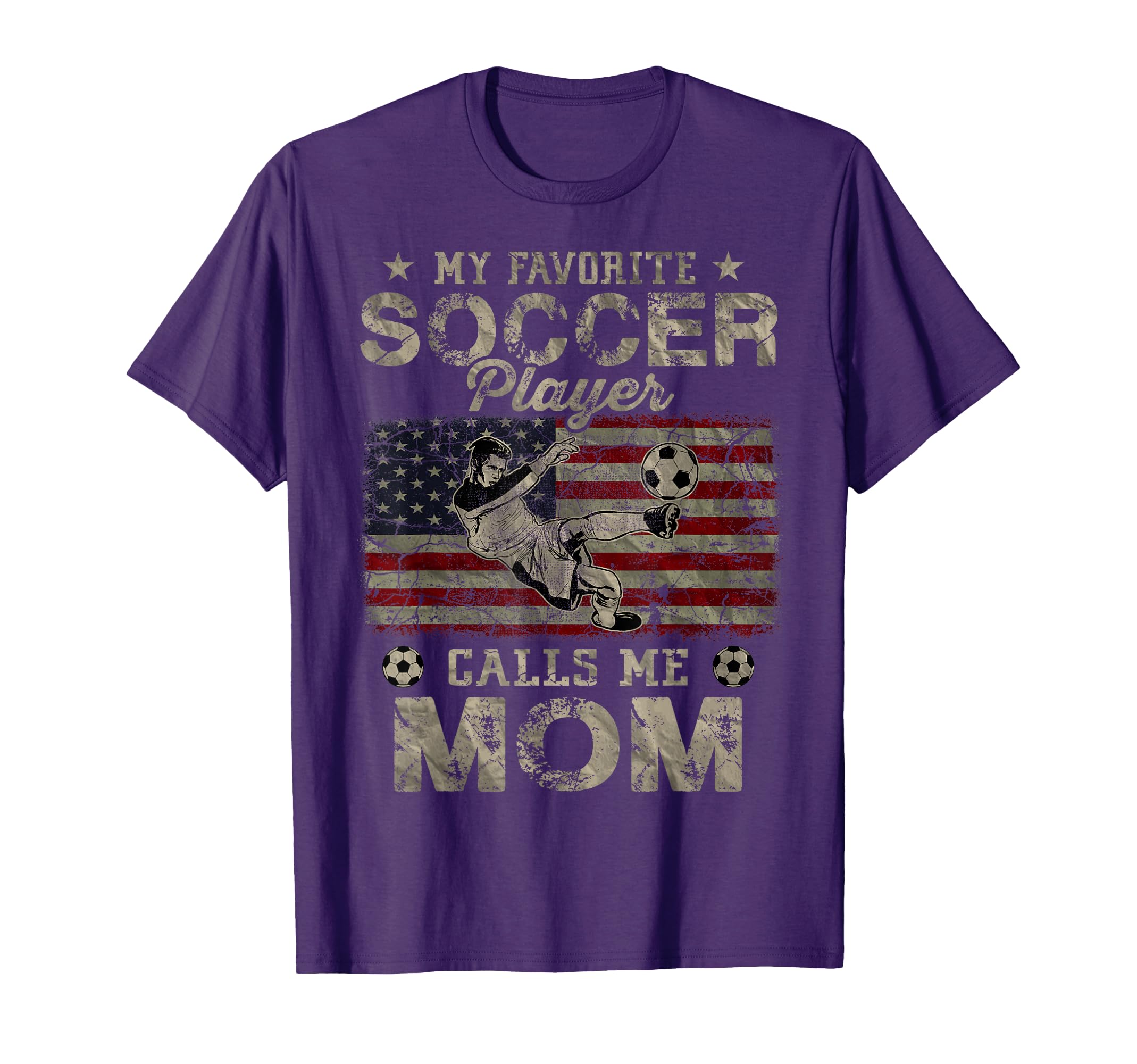 My Favorite Soccer Player Calls Me Mom T-Shirt - Unique Graphic Men Women - T-Shirt, Sweatshirt, Hoodie