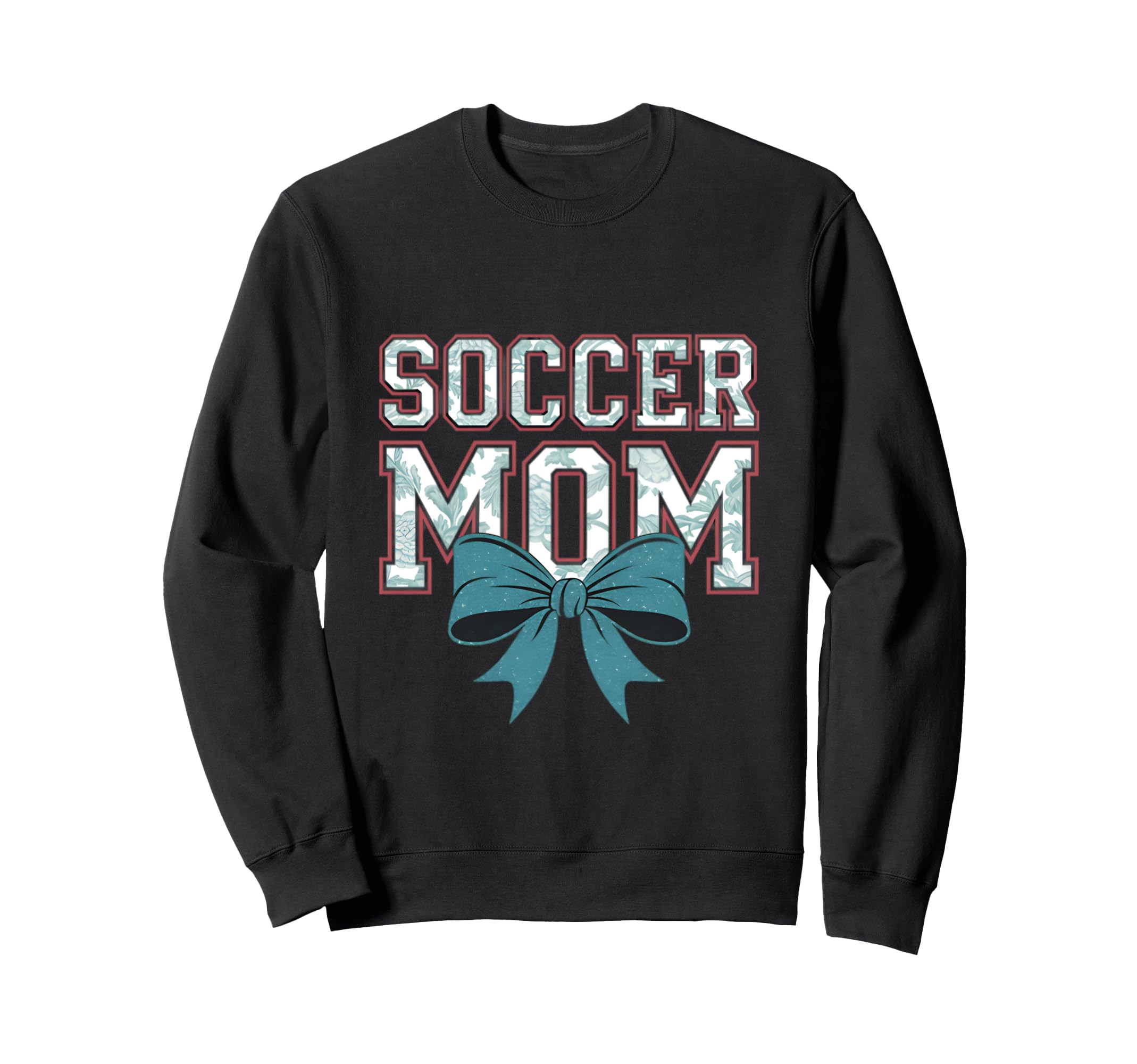 Soccer Mom Coquette Bow Mothers Sweatshirt - Casual Everyday Wear Unisex - T-Shirt, Sweatshirt, Hoodie