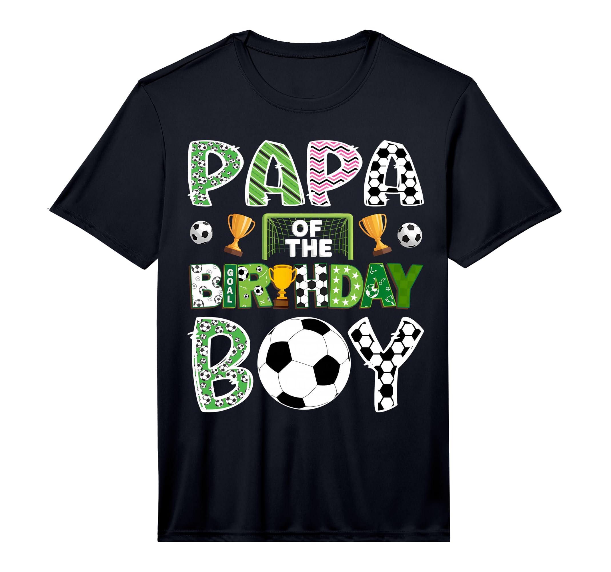 Papa Birthday Soccer Player Game Day T-Shirt - Novelty Apparel for Adults - T-Shirt, Sweatshirt, Hoodie