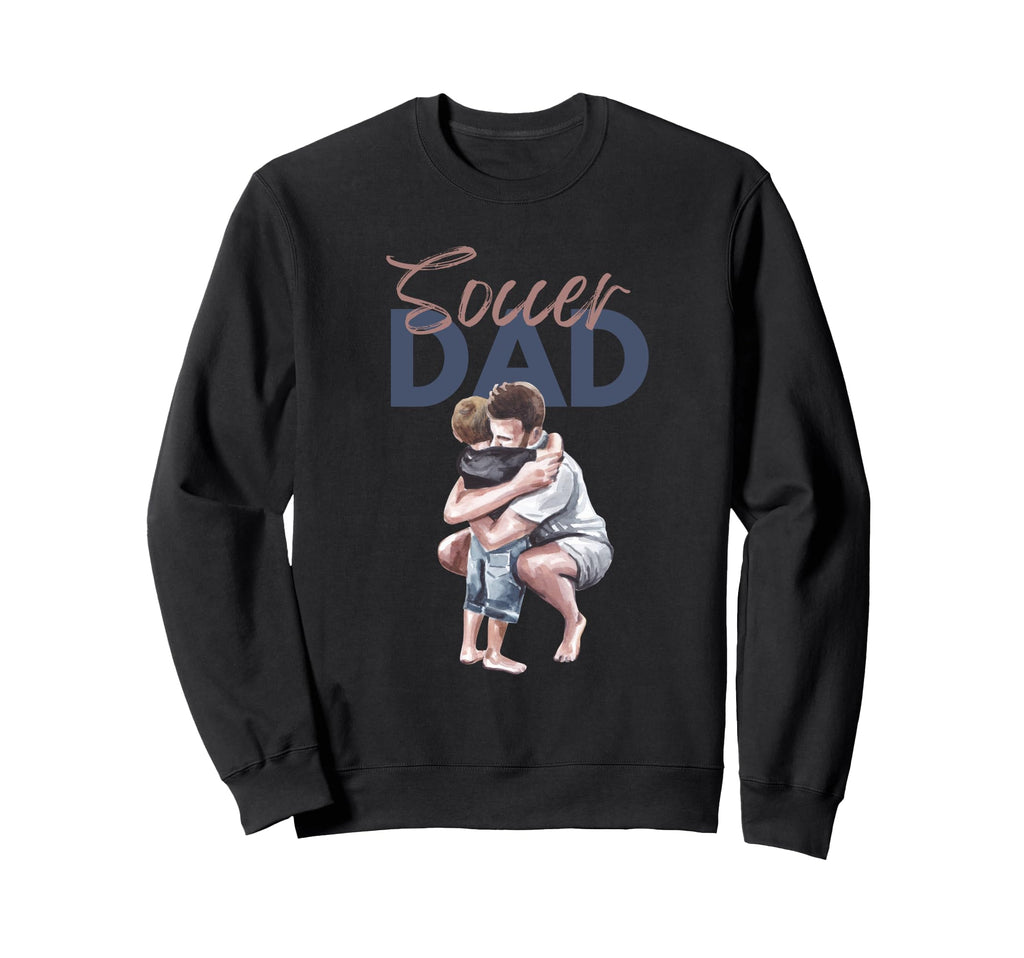Soccer Dad Fathers Day Sweatshirt - Minimalist Print Unisex - T-Shirt, Sweatshirt, Hoodie