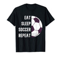 Eat Sleep Soccer Repeat Gift T-Shirt - Fun Novelty Design for Adults - T-Shirt, Sweatshirt, Hoodie
