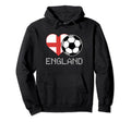 England Soccer English Flag Love Hoodie - Unique Graphic for Adults - T-Shirt, Sweatshirt, Hoodie