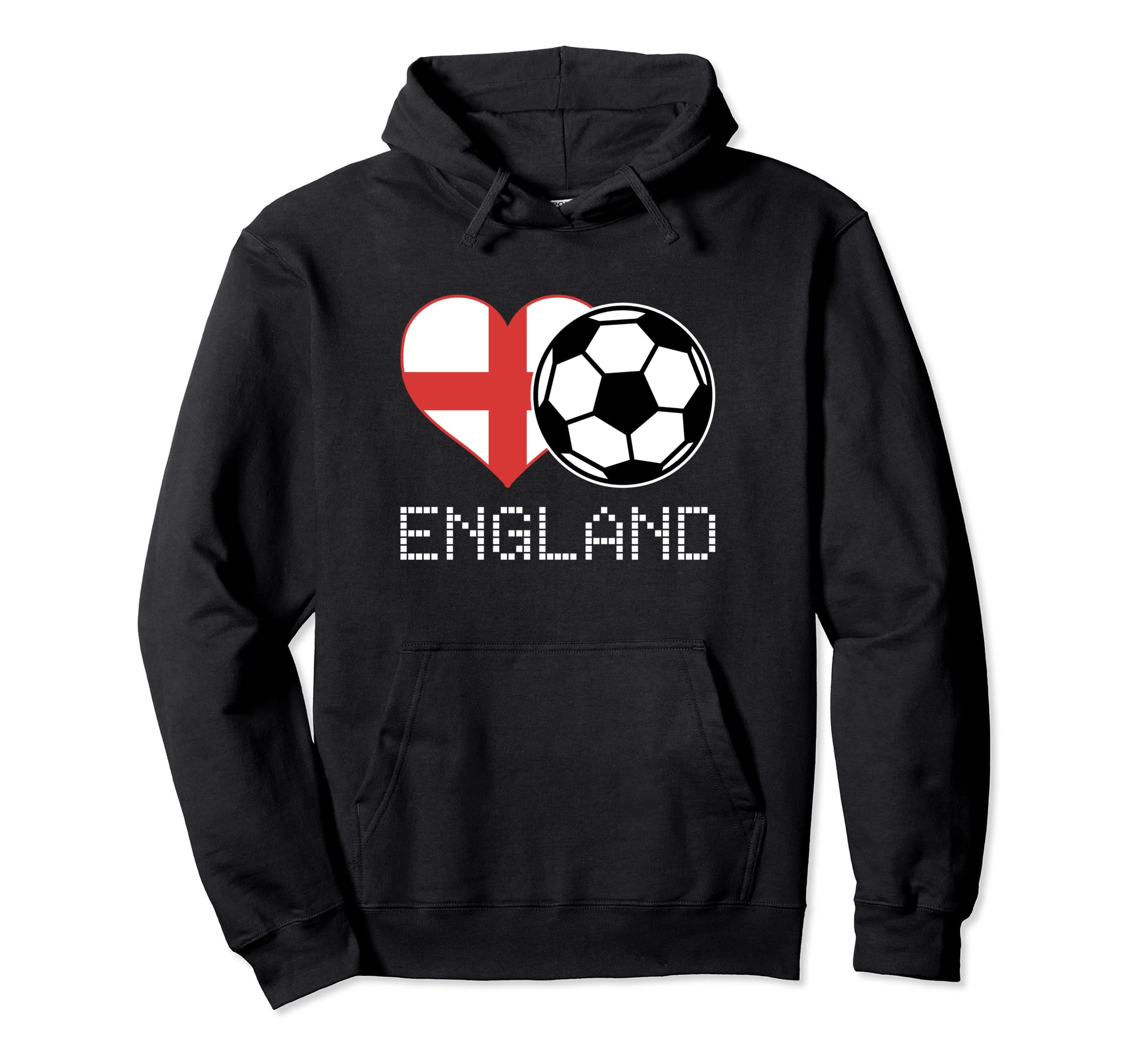 England Soccer English Flag Love Hoodie - Unique Graphic for Adults - T-Shirt, Sweatshirt, Hoodie