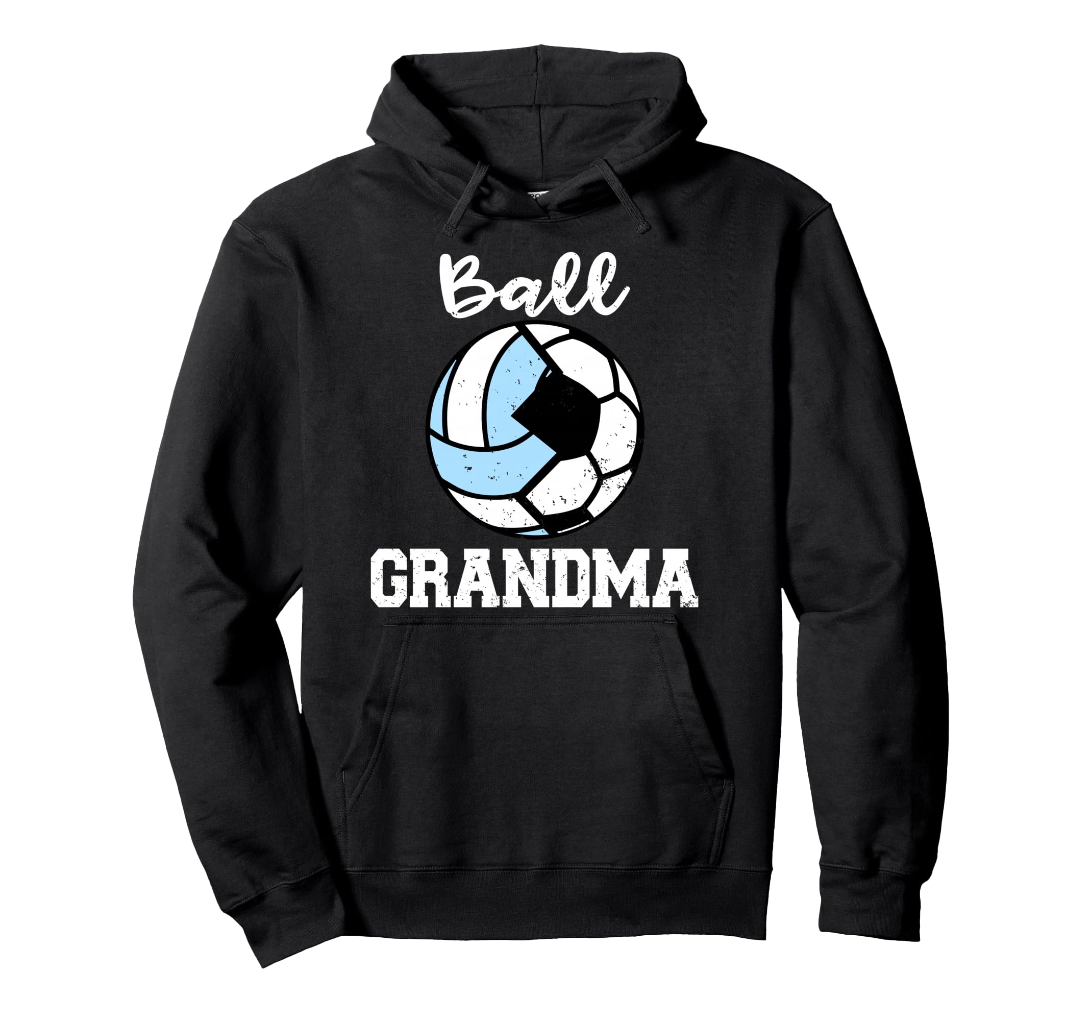 Ball Grandma Funny Soccer Volleyball Hoodie - Novelty Apparel Men Women - T-Shirt, Sweatshirt, Hoodie