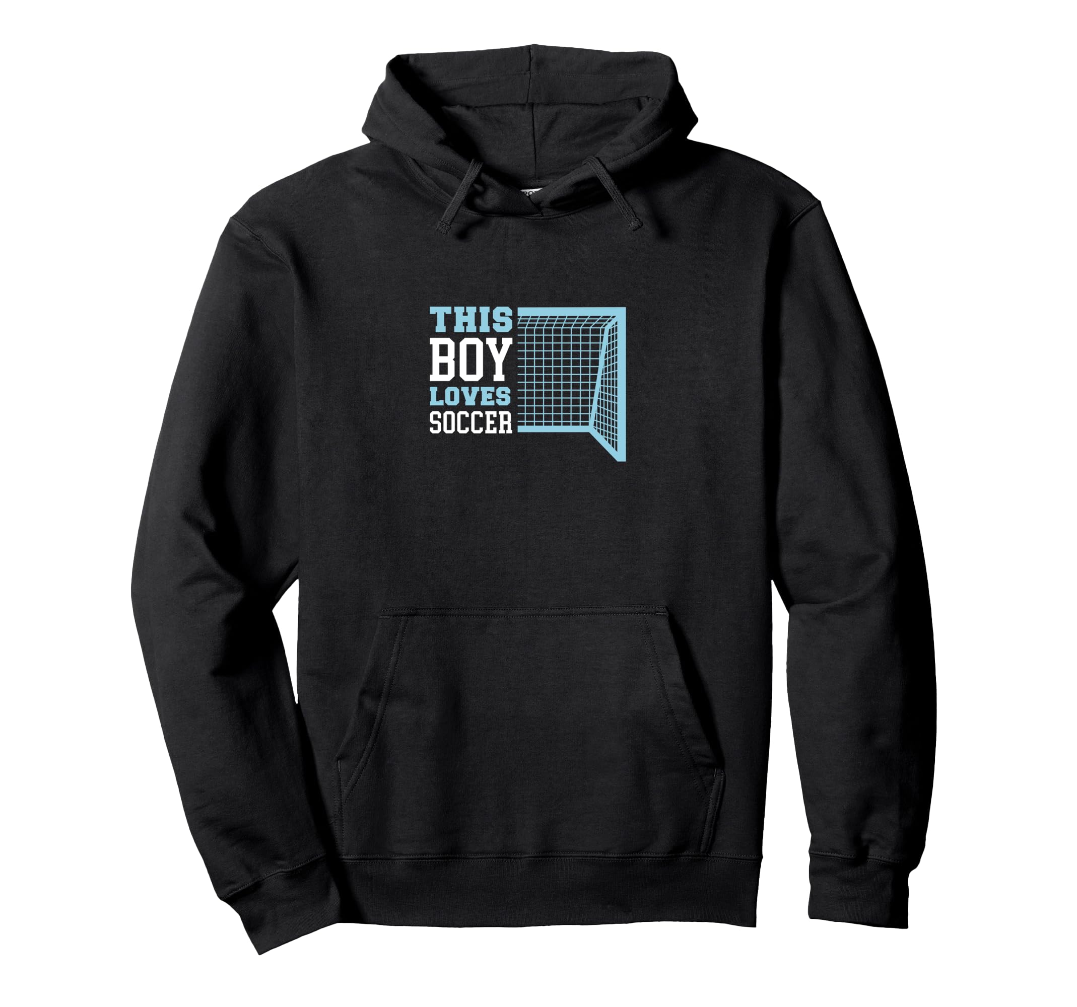 Funny Loves Soccer Hoodie - Minimalist Print Men Women - T-Shirt, Sweatshirt, Hoodie