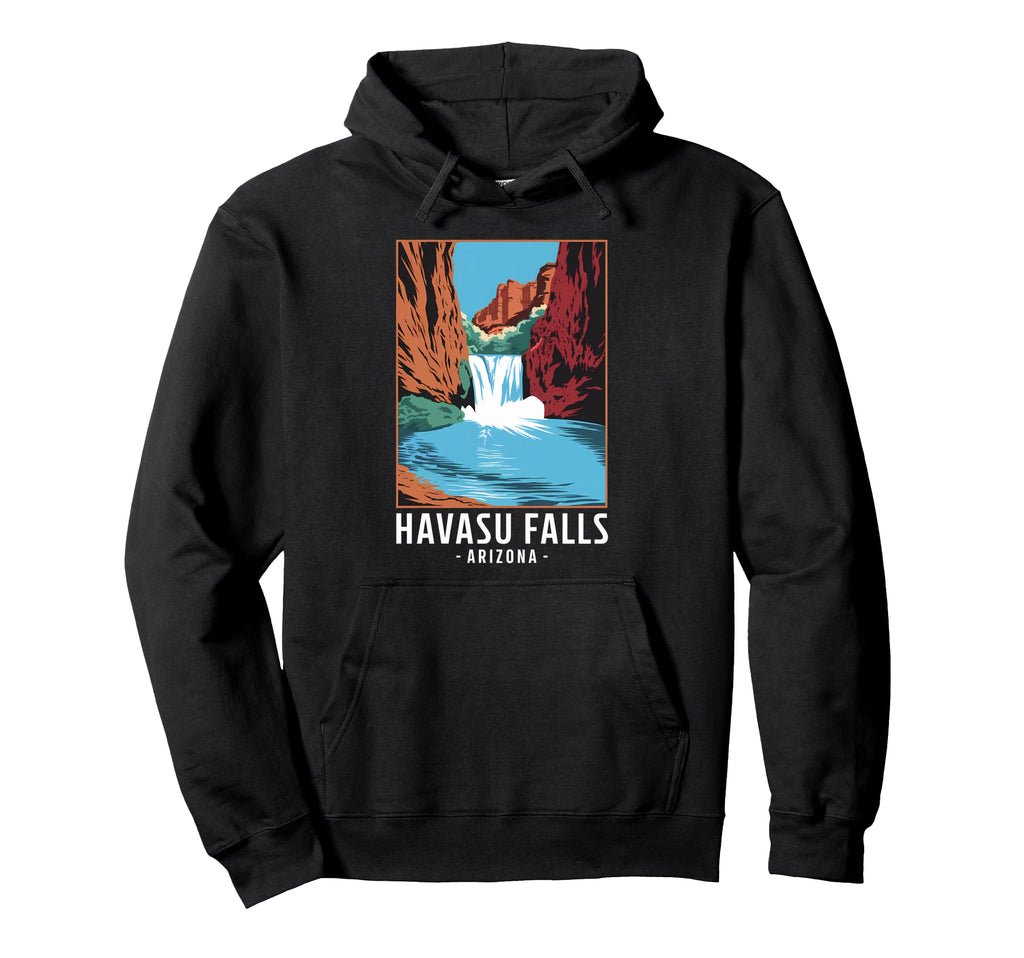 Havasu Falls Arizona Az Waterfall Hoodie - Aesthetic Graphic Unisex - T-Shirt, Sweatshirt, Hoodie