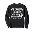 Proud Soccer Coachs Girlfriend Sweatshirt - Aesthetic Graphic for Adults - T-Shirt, Sweatshirt, Hoodie