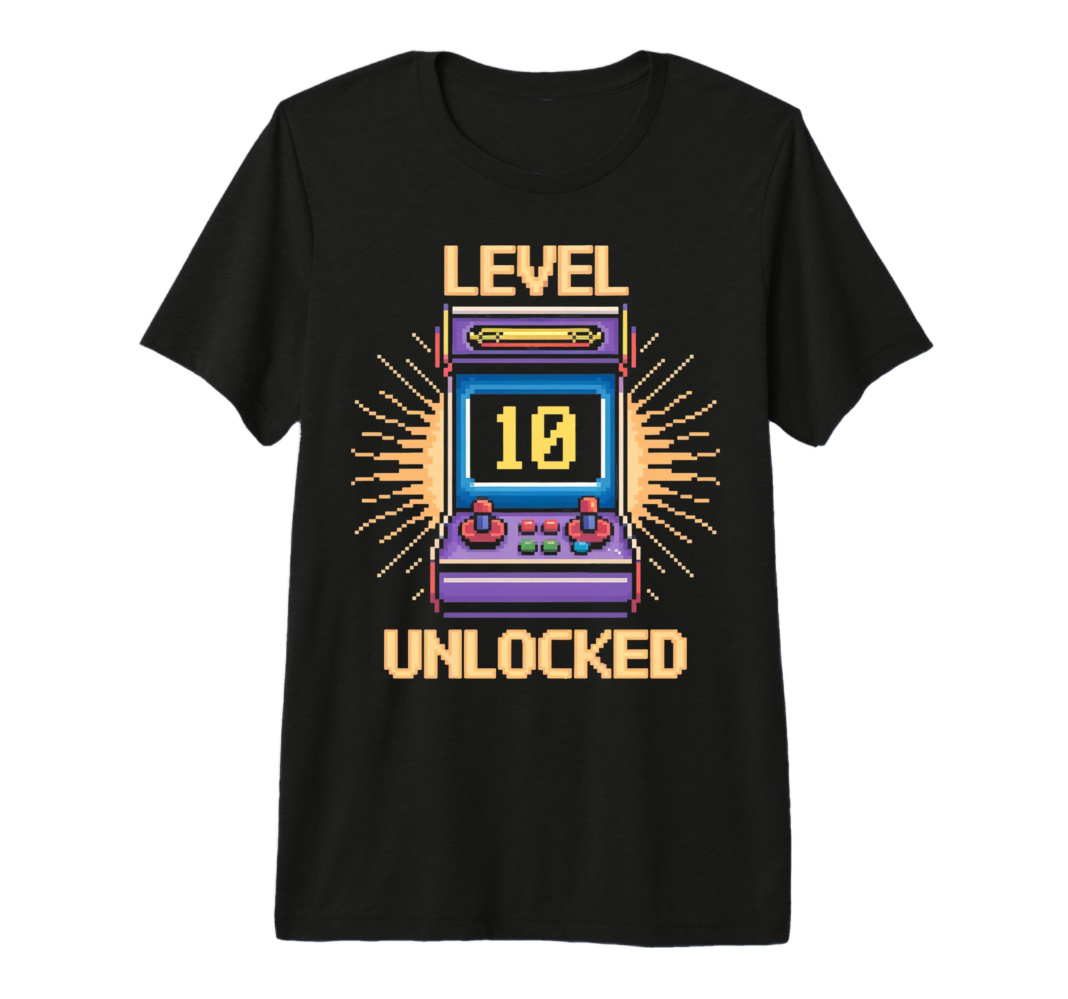 Level 10 Unlock Birthday Gamer T-Shirt - Casual Everyday Wear for Adults - T-Shirt, Sweatshirt, Hoodie
