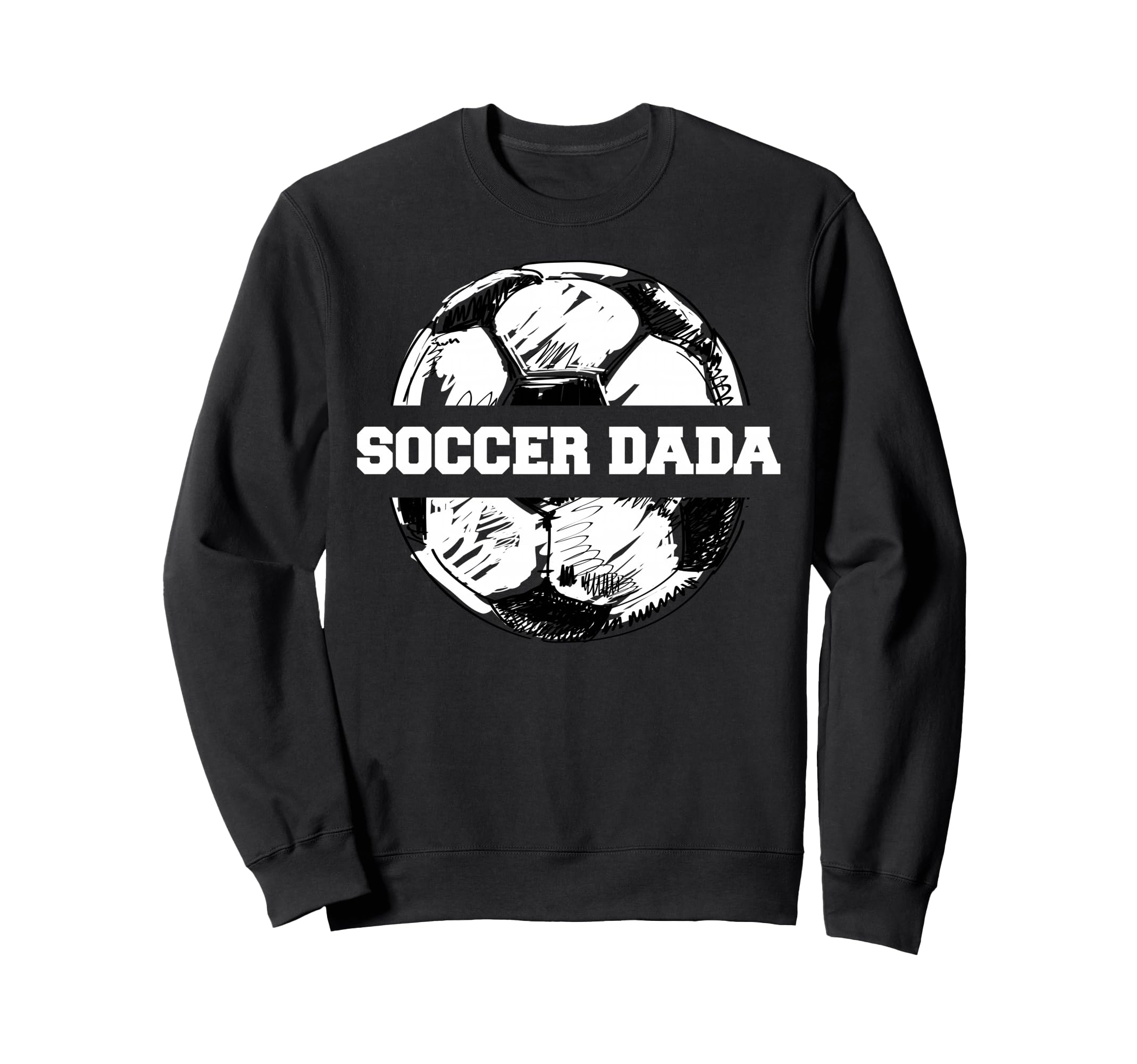 Soccer Dada Soccer Ball Split Funny Sweatshirt - Graphic Print Men Women - T-Shirt, Sweatshirt, Hoodie