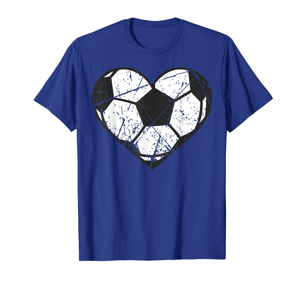 Soccer Ball Heart Valentines Day T-Shirt - Custom Art Print for Adults - T-Shirt, Sweatshirt, Hoodie