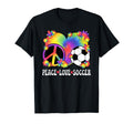 Peace Love Soccer Lover 60S 70S Hippie T-Shirt - Novelty Apparel Men Women - T-Shirt, Sweatshirt, Hoodie