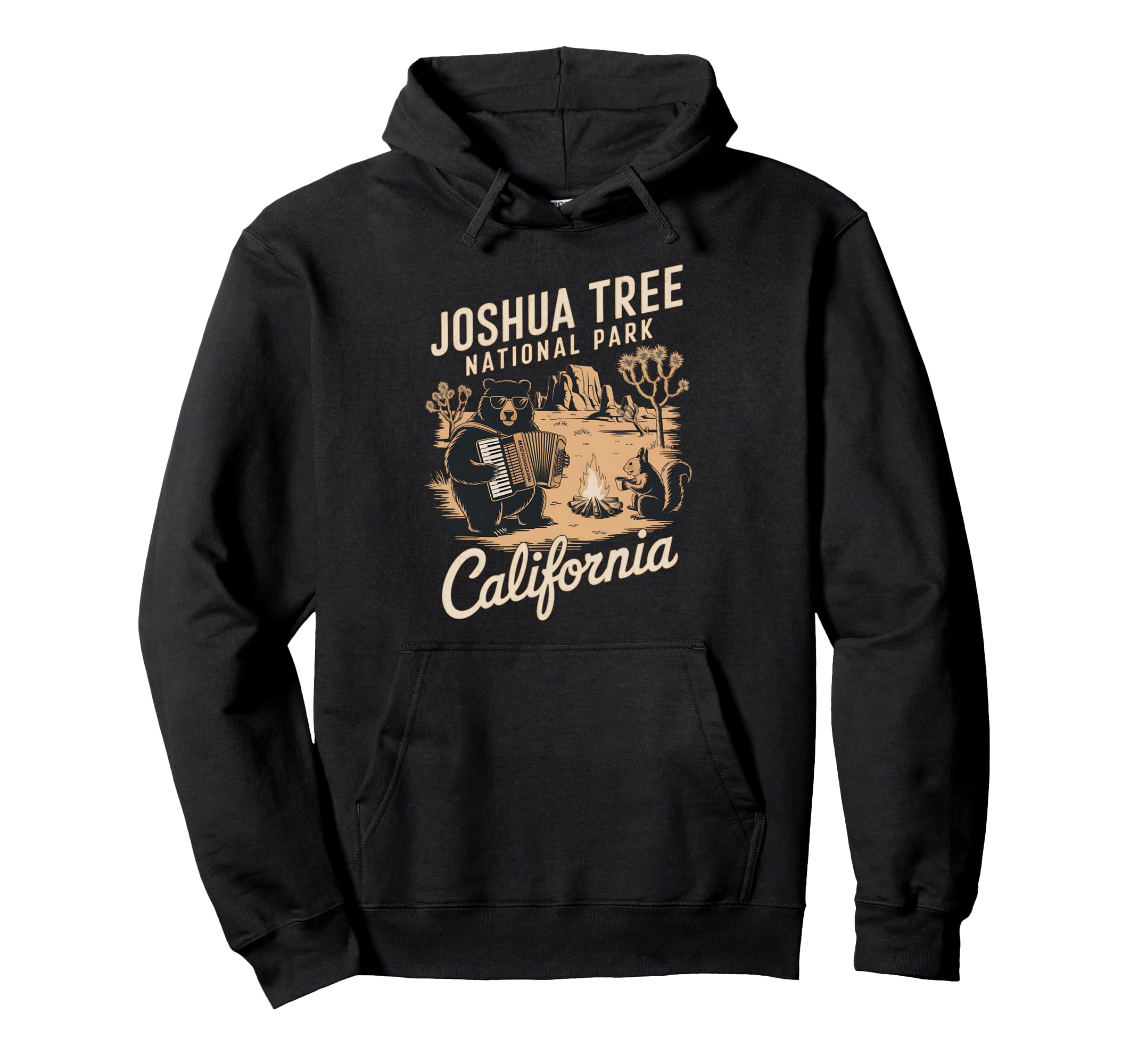 Joshua Tree National Park California Hoodie - Fun Novelty Design for Adults - T-Shirt, Sweatshirt, Hoodie