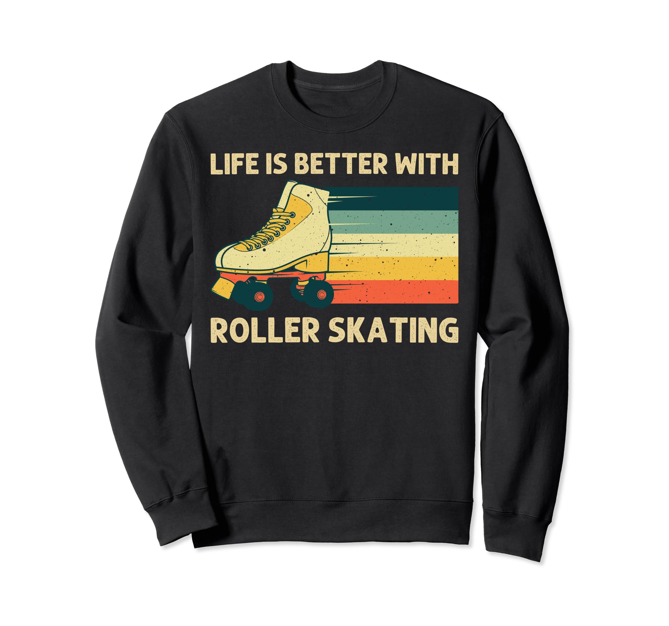 Roller Skating Roller Skate Derby Sweatshirt - Custom Art Print Men Women - T-Shirt, Sweatshirt, Hoodie
