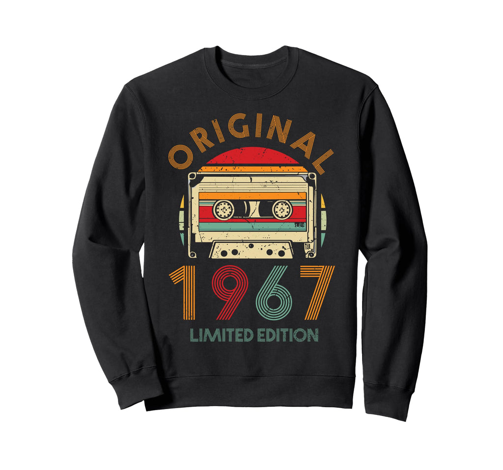 1967 Cassette Tape 57Th Birthday Sweatshirt - Graphic Print Unisex - T-Shirt, Sweatshirt, Hoodie