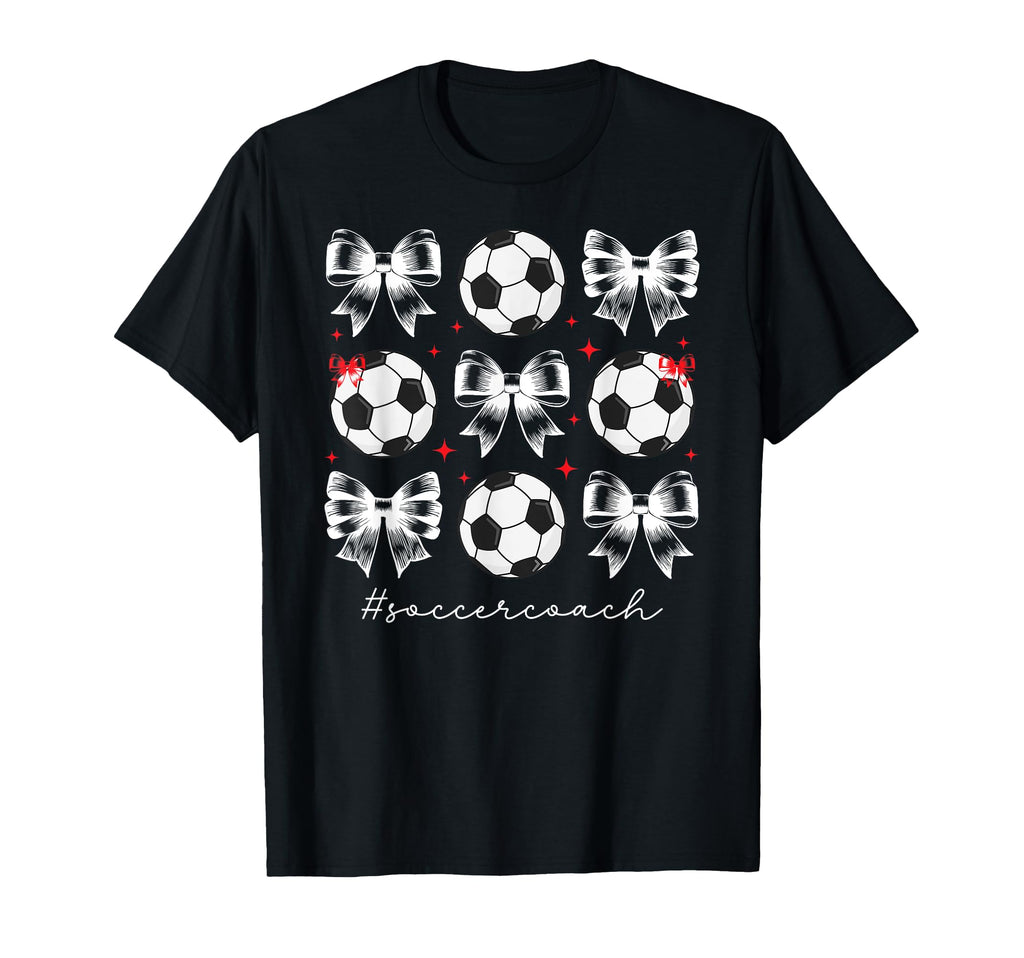 Soccer Coach Coquette Soccer Coaching T-Shirt - Trendy Graphic Men Women - T-Shirt, Sweatshirt, Hoodie