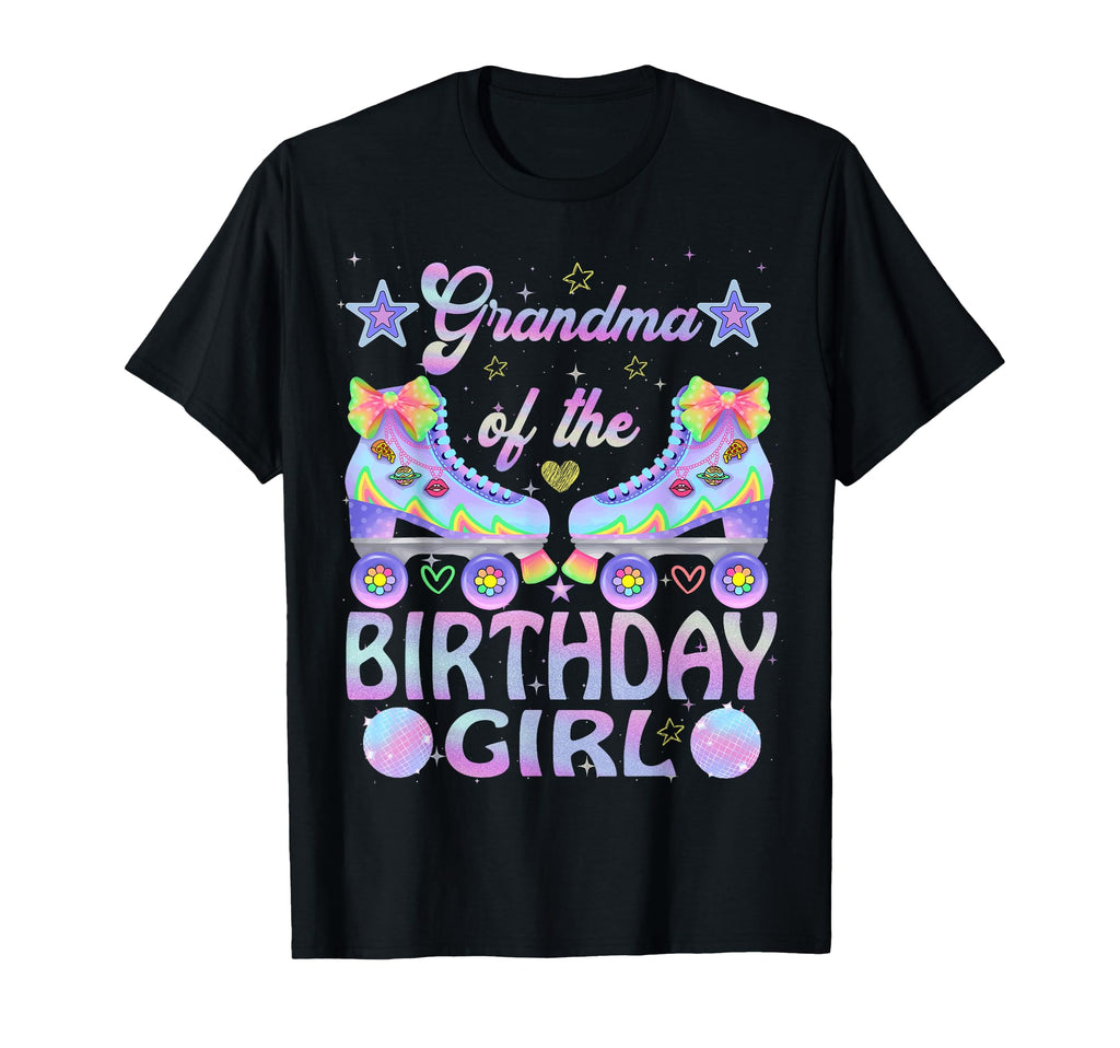 Grandma Birthday Rolling Skate Family T-Shirt - Unique Graphic for Adults - T-Shirt, Sweatshirt, Hoodie