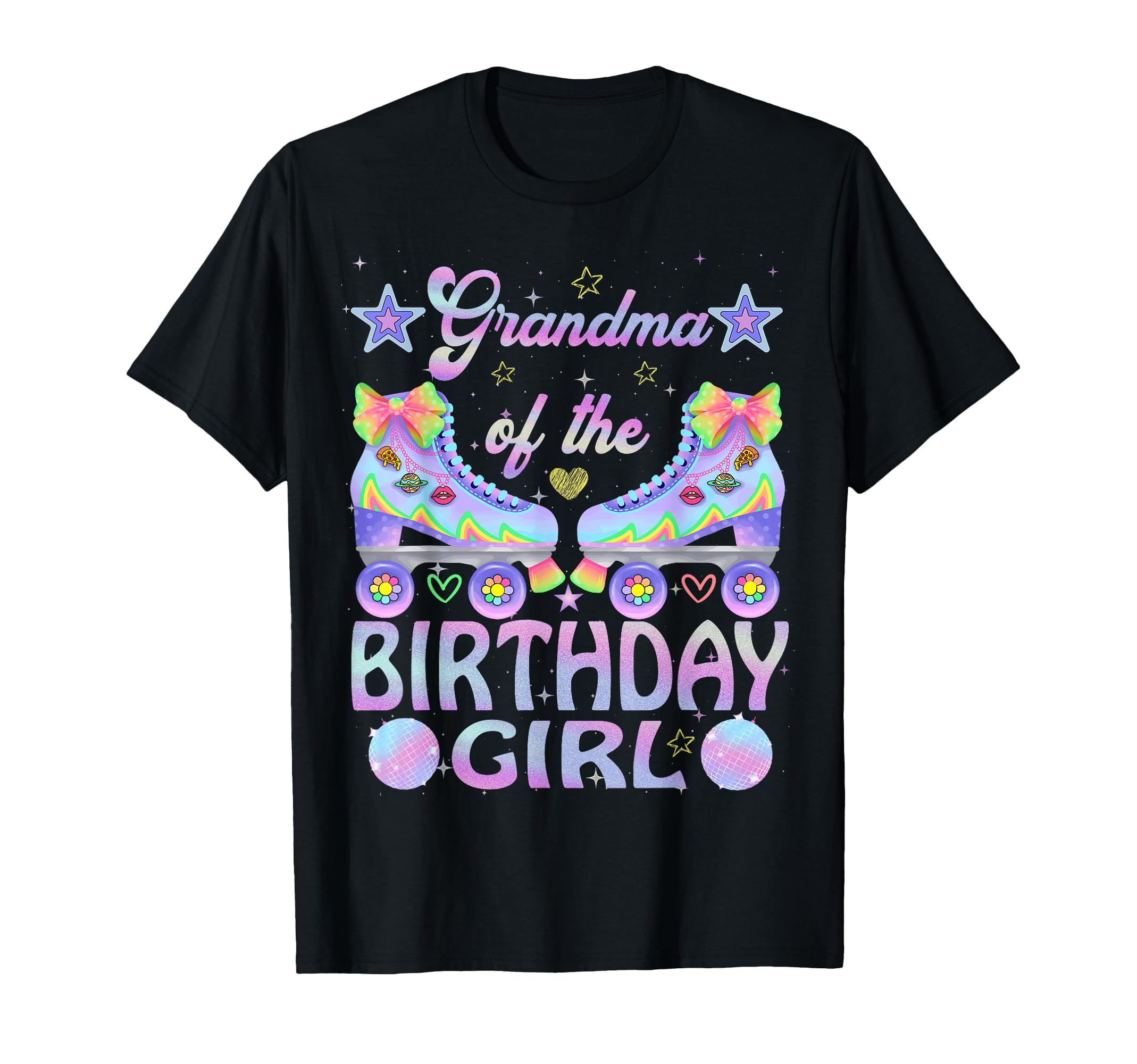 Grandma Birthday Rolling Skate Family T-Shirt - Unique Graphic for Adults - T-Shirt, Sweatshirt, Hoodie