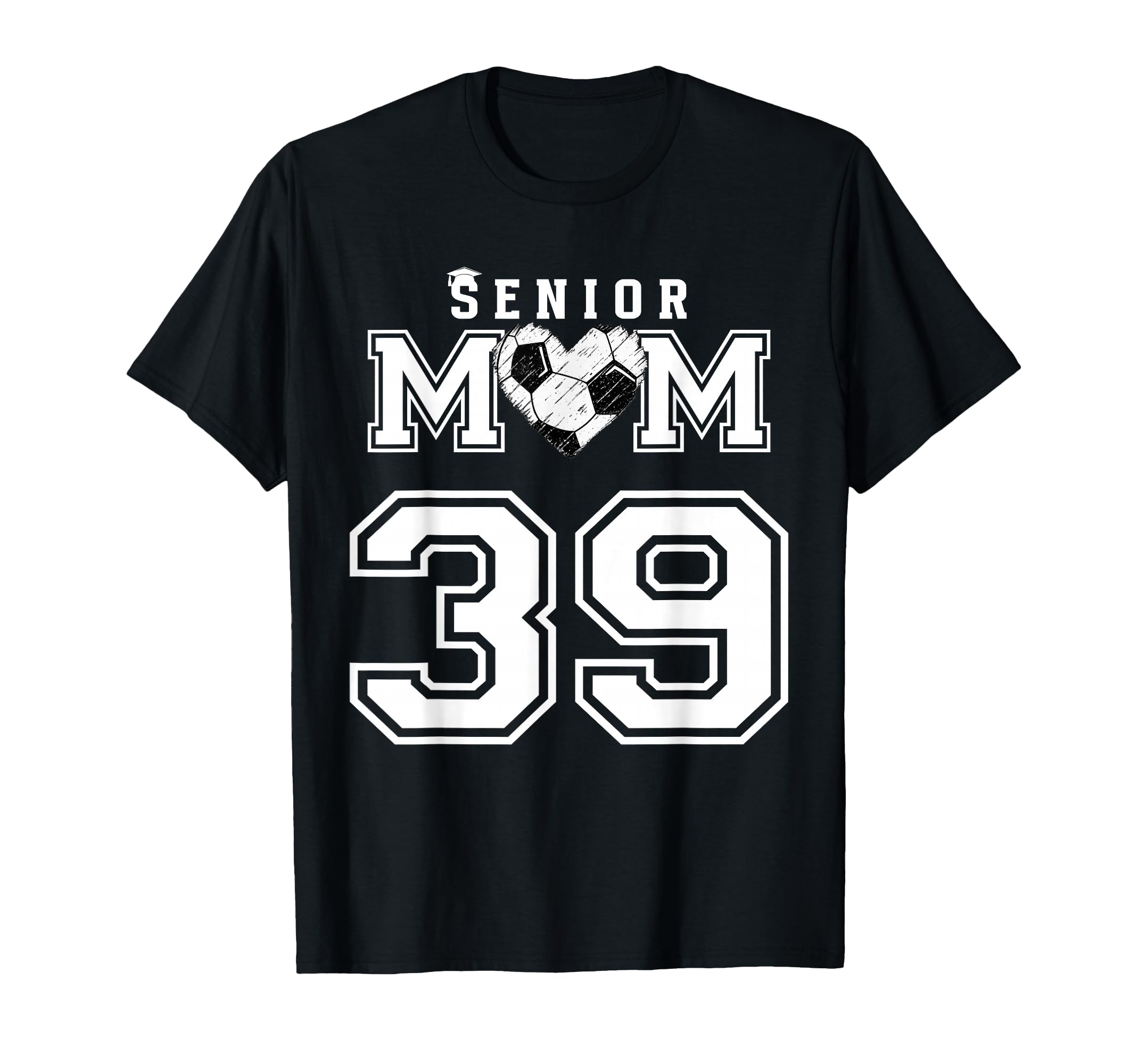Proud Senior Soccer Mom Custom T-Shirt - Aesthetic Graphic for Adults - T-Shirt, Sweatshirt, Hoodie