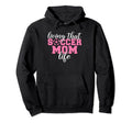 Living That Soccer Mom Life Soccer Hoodie - Aesthetic Graphic for Adults - T-Shirt, Sweatshirt, Hoodie