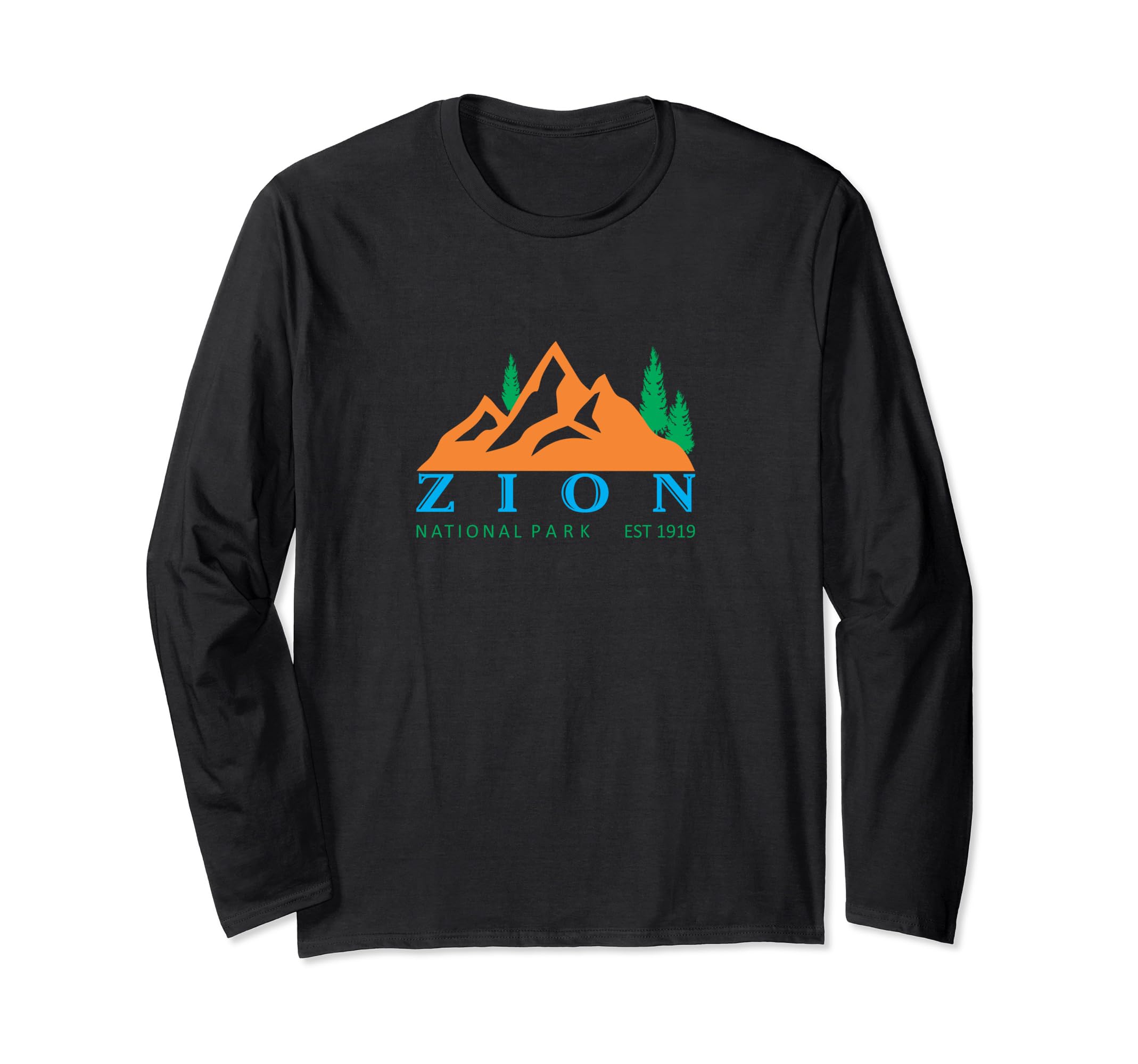 Zion National Park Hiking Trail T-Shirt - Custom Art Print Men Women - T-Shirt, Sweatshirt, Hoodie