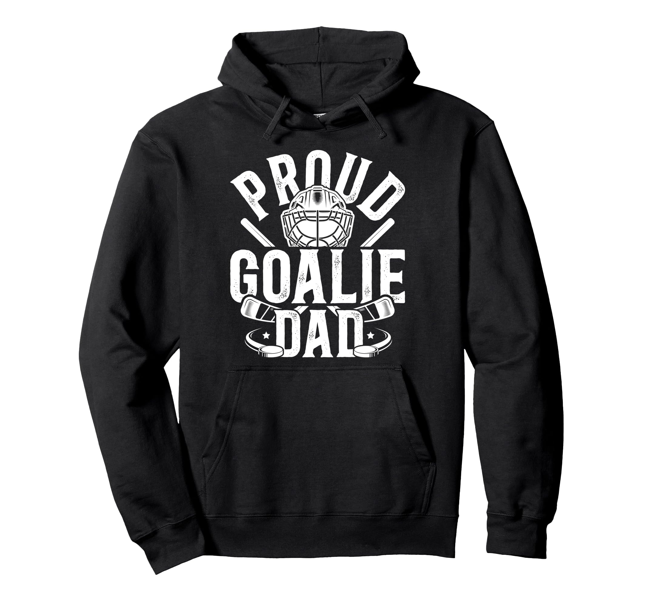Proud Hockey Goalie Dad Hockey Goalkeeper Hoodie - Custom Art Print Unisex - T-Shirt, Sweatshirt, Hoodie