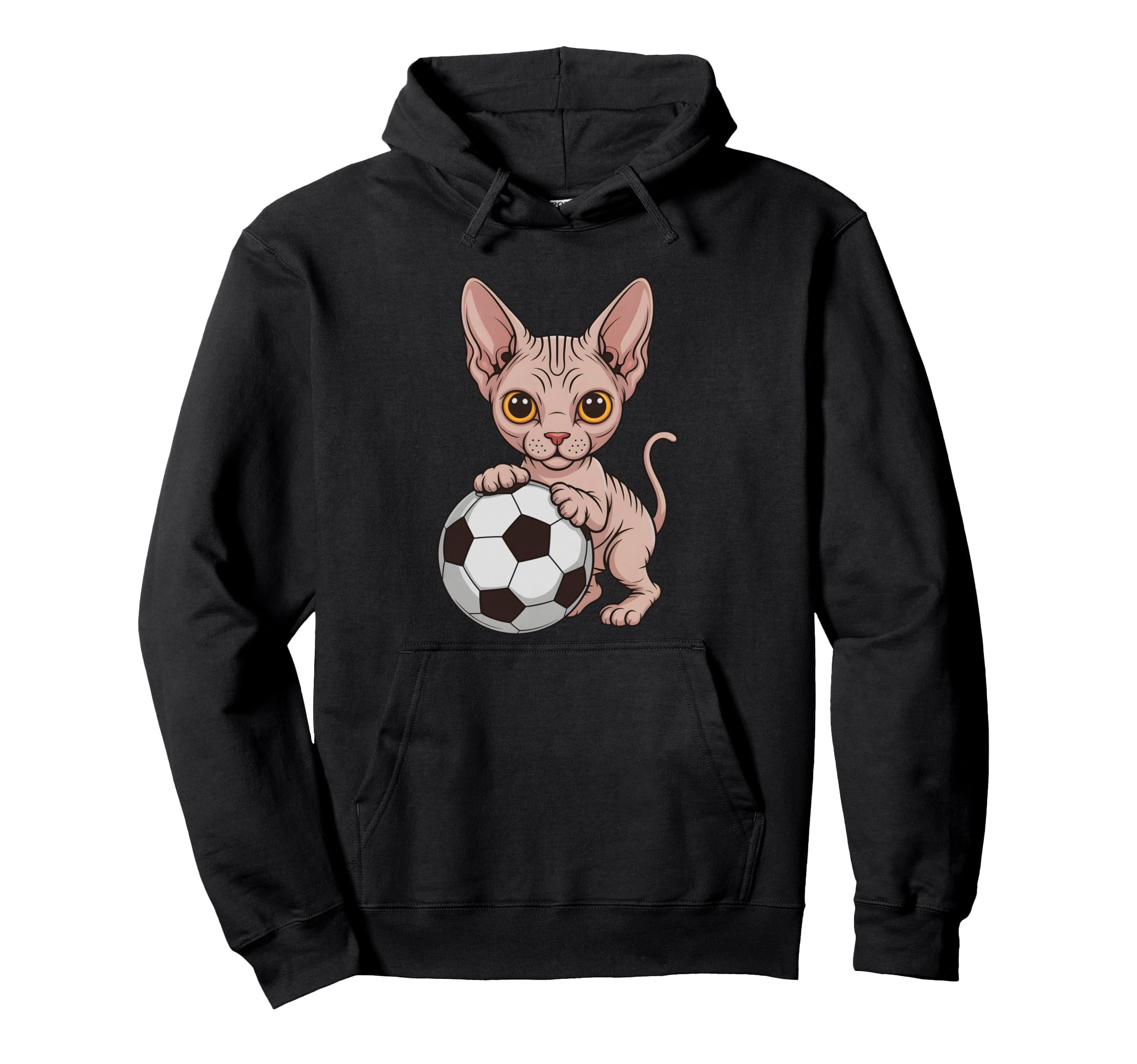 Funny Soccer Sphynx Just Who Loves Cats Hoodie - Custom Art Print Unisex - T-Shirt, Sweatshirt, Hoodie