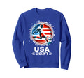 American Flag Soccer Soccer 2027 Sweatshirt - Novelty Apparel for Adults - T-Shirt, Sweatshirt, Hoodie