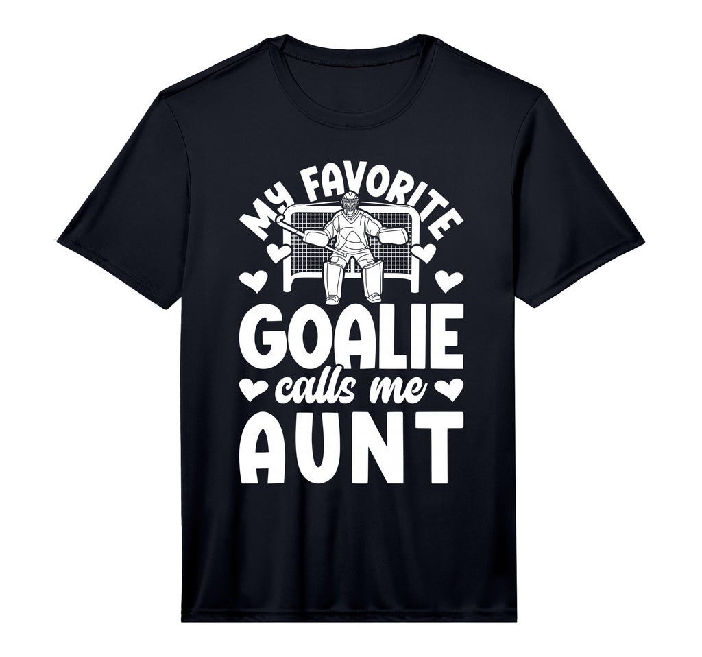 Mens Proud Field Hockey Goalie Aunt T-Shirt - Aesthetic Graphic for Adults - T-Shirt, Sweatshirt, Hoodie