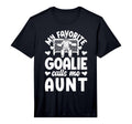 Mens Proud Field Hockey Goalie Aunt T-Shirt - Aesthetic Graphic for Adults - T-Shirt, Sweatshirt, Hoodie
