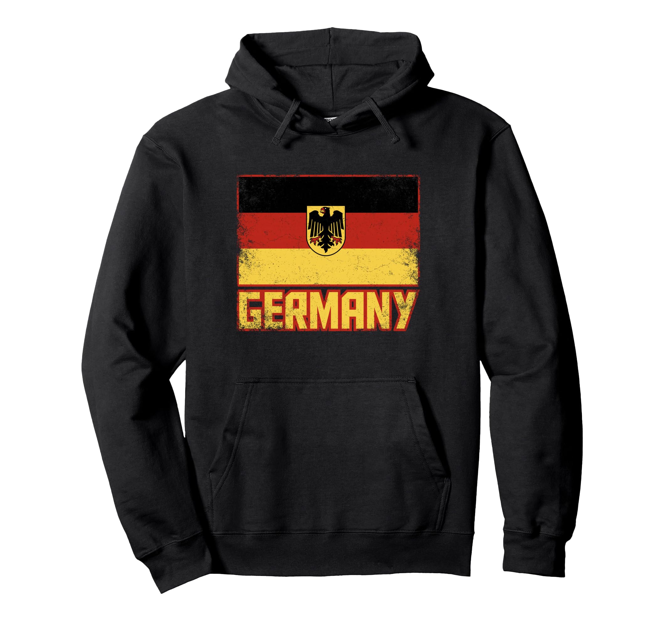 Germany Flag Country Deutschland Hoodie - Custom Art Print Men Women - T-Shirt, Sweatshirt, Hoodie