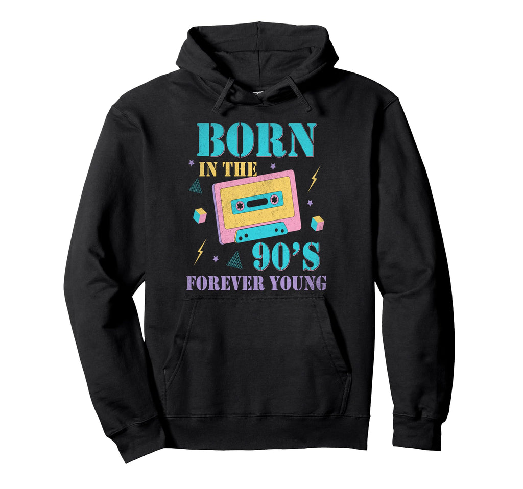 90S Vibes Born 90S Hip Hop Cassette Hoodie - Custom Art Print Men Women - T-Shirt, Sweatshirt, Hoodie