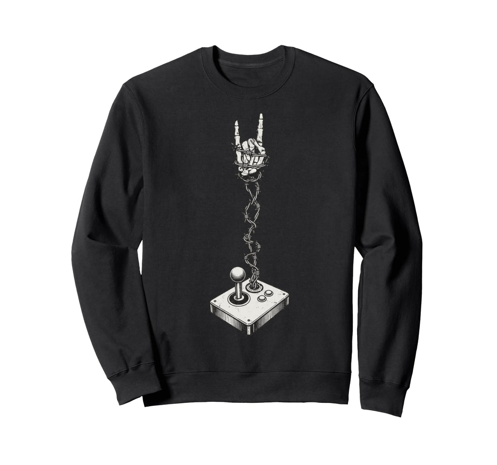 Arcade Video Game Controller Gamer Sweatshirt - Trendy Graphic Men Women - T-Shirt, Sweatshirt, Hoodie