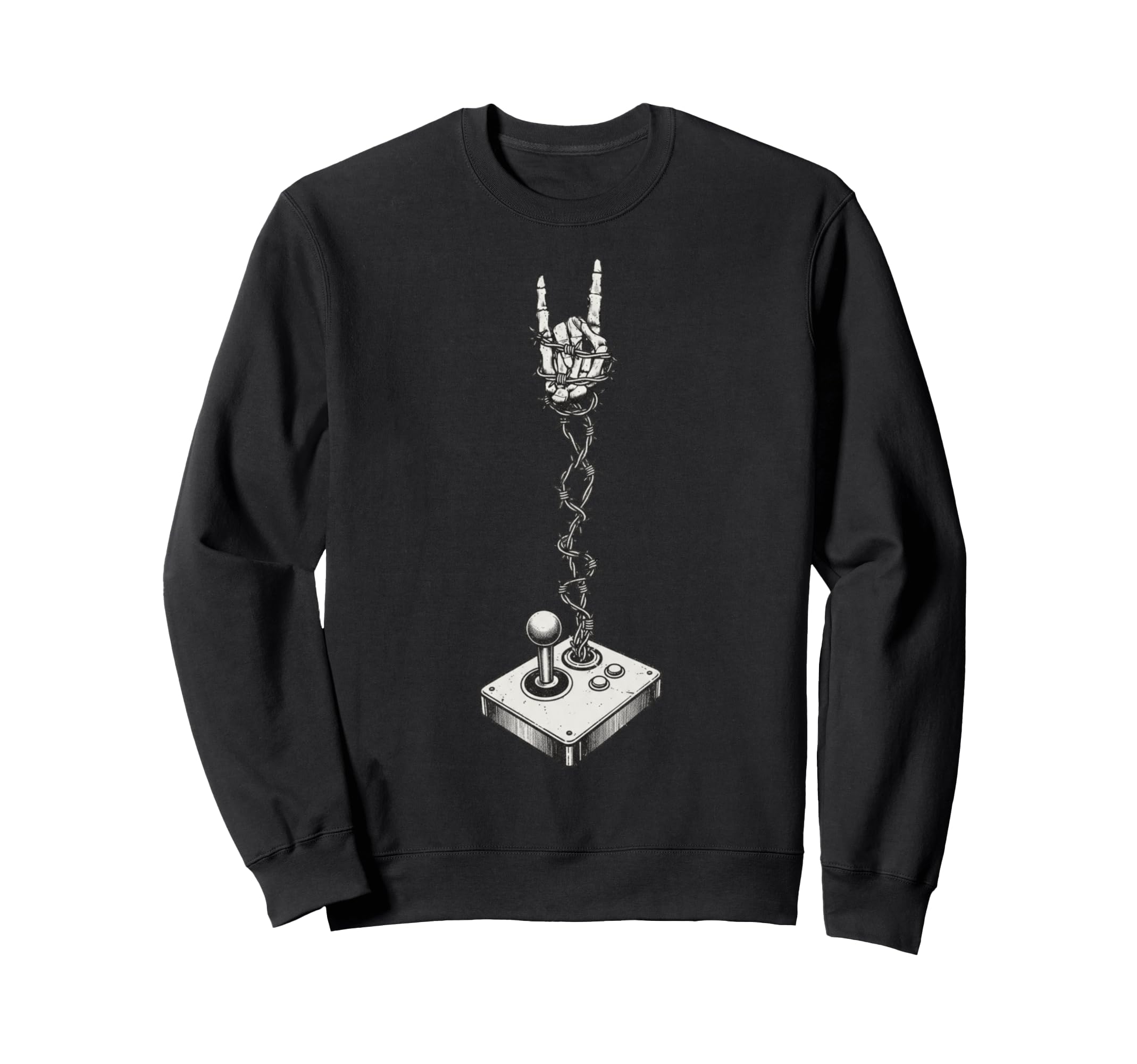 Arcade Video Game Controller Gamer Sweatshirt - Trendy Graphic Men Women - T-Shirt, Sweatshirt, Hoodie