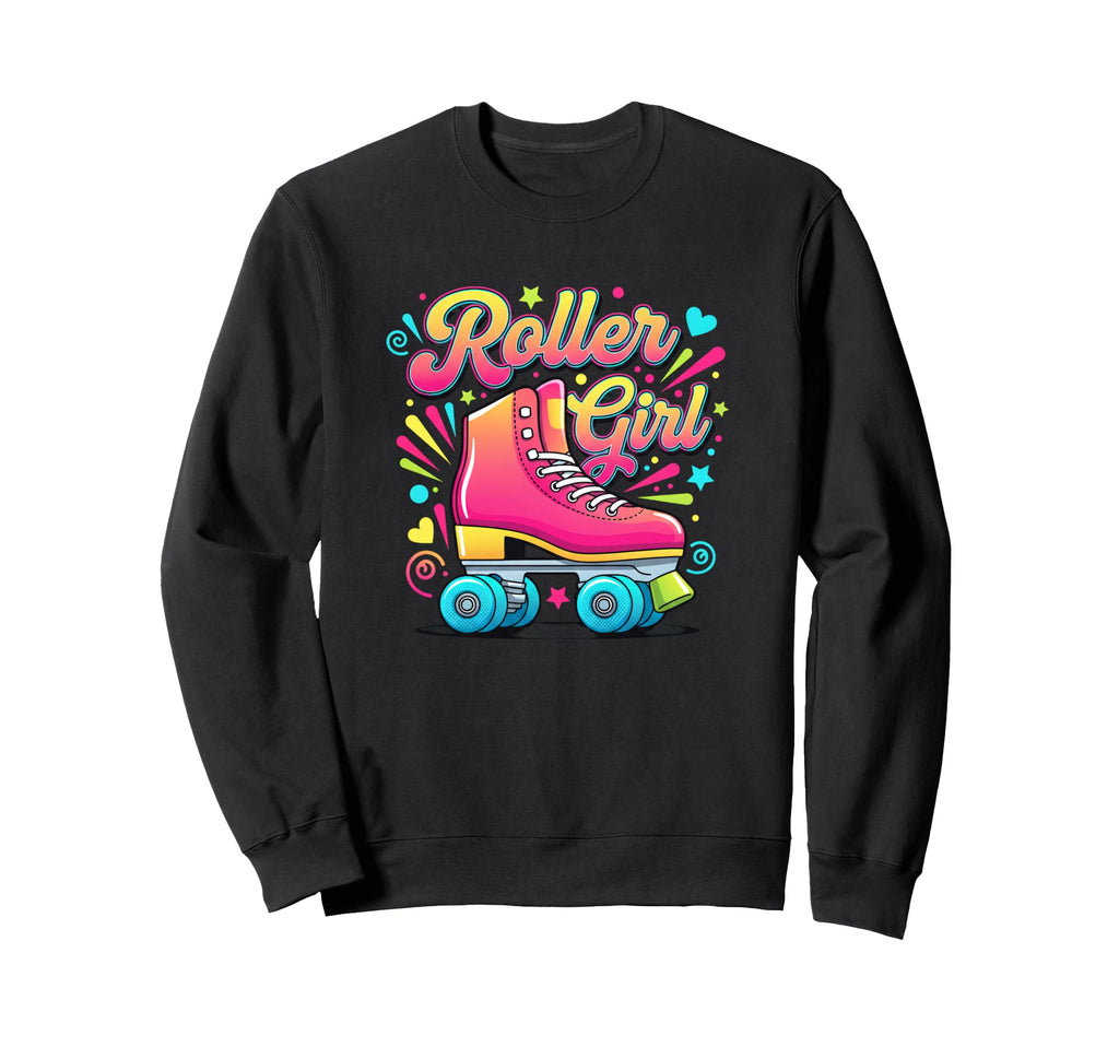 Roller Roller Skating 80S Skate Sweatshirt - Unique Graphic for Adults - T-Shirt, Sweatshirt, Hoodie