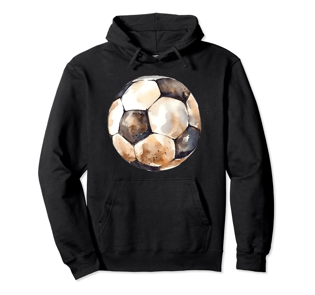 Soccer Ball Sports Lovers Player Hoodie - Fun Novelty Design Men Women - T-Shirt, Sweatshirt, Hoodie