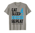 Eat Sleep Soccer Repeat Sport Player T-Shirt - Unique Graphic Unisex - T-Shirt, Sweatshirt, Hoodie