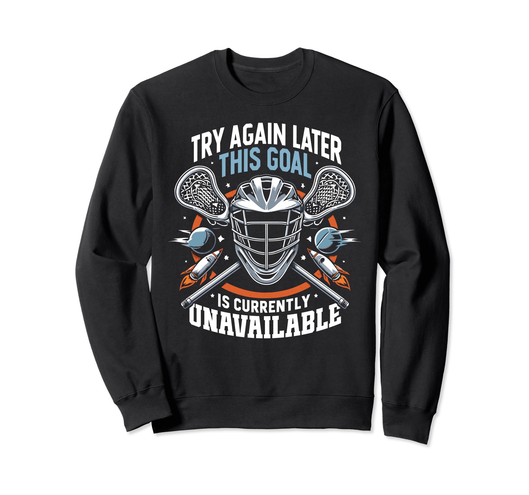 Lacrosse Player Lax Goalie Sweatshirt - Aesthetic Graphic Men Women - T-Shirt, Sweatshirt, Hoodie