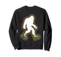Bigfoot Skates Sasquatch Gift Sweatshirt - Minimalist Print Men Women - T-Shirt, Sweatshirt, Hoodie