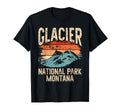 Sunset Glacier National Park Montana T-Shirt - Streetwear Style Men Women - T-Shirt, Sweatshirt, Hoodie
