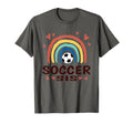 Rainbow Soccer Player Family T-Shirt - Casual Everyday Wear Unisex - T-Shirt, Sweatshirt, Hoodie