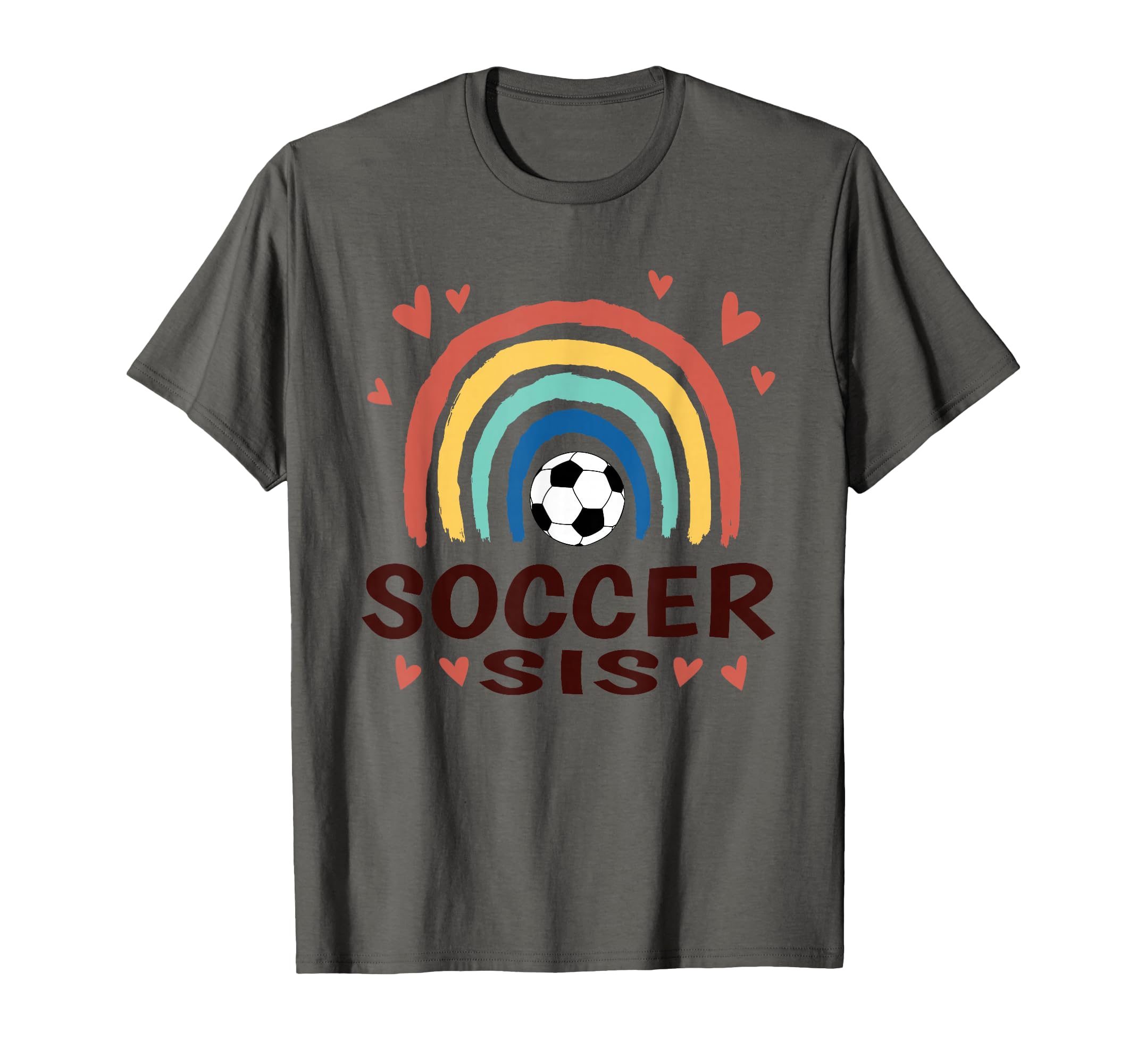 Rainbow Soccer Player Family T-Shirt - Casual Everyday Wear Unisex - T-Shirt, Sweatshirt, Hoodie