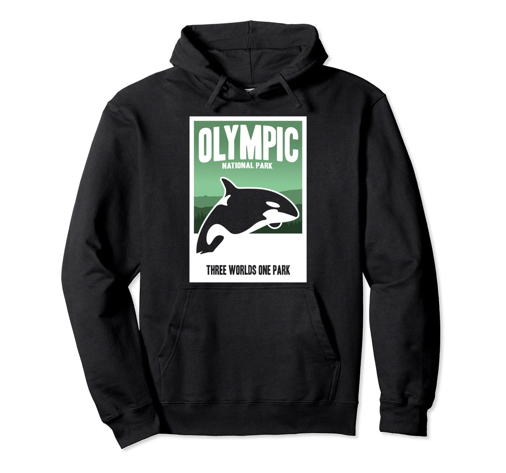 Funny Olympic National Park Orcas Islands Hoodie - Graphic Print Men Women - T-Shirt, Sweatshirt, Hoodie