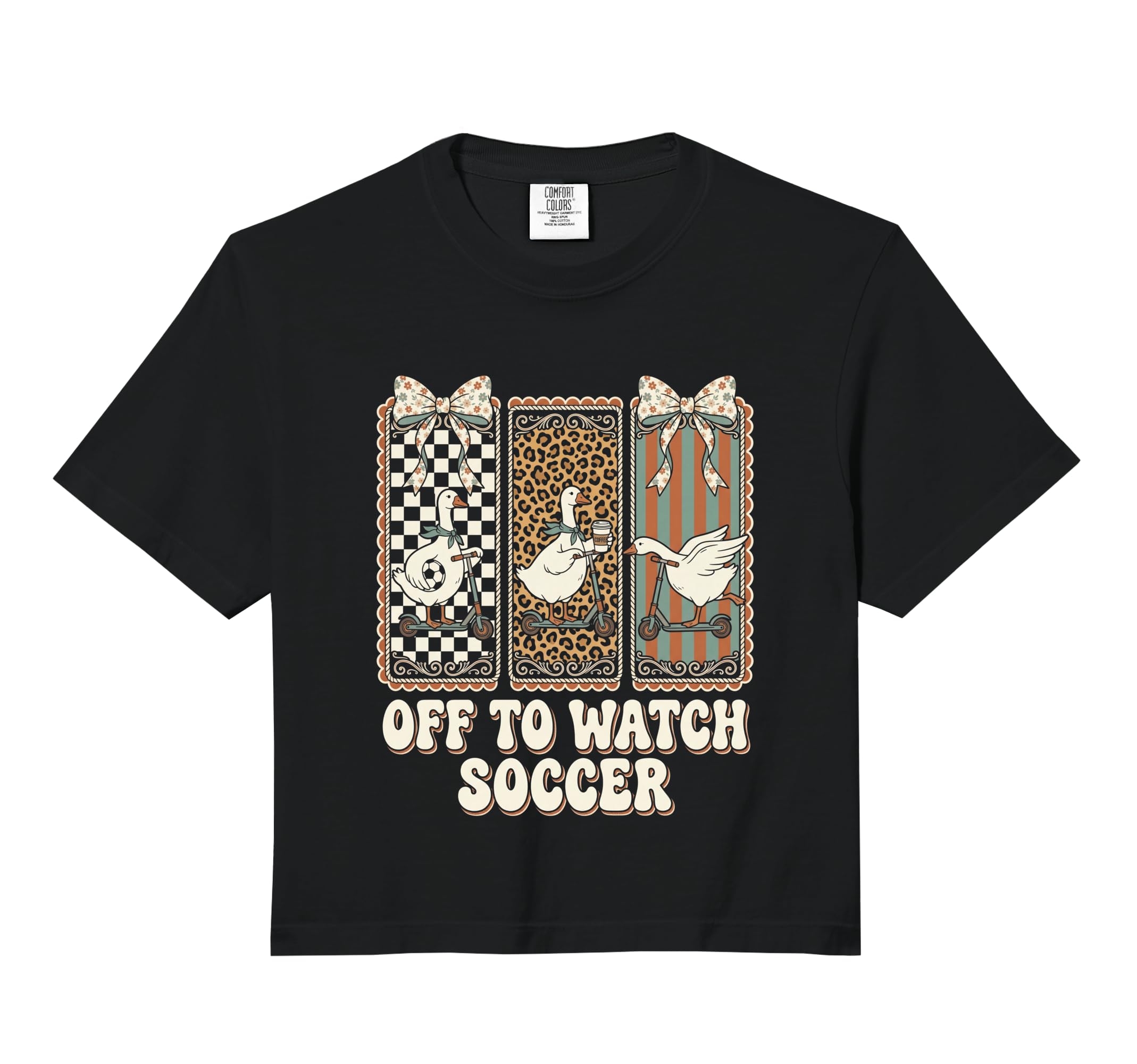 Off To Watch Soccer Silly Goose Funny Sweatshirt - Novelty Apparel Unisex - T-Shirt, Sweatshirt, Hoodie
