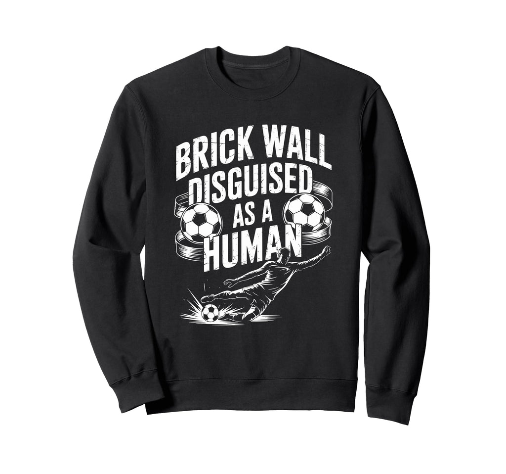 Coach Soccer Player Brick Wall Sweatshirt - Minimalist Print Men Women - T-Shirt, Sweatshirt, Hoodie