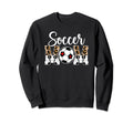 Soccer Mom Soccer Player Mama Leopard Sweatshirt - Graphic Print Unisex - T-Shirt, Sweatshirt, Hoodie