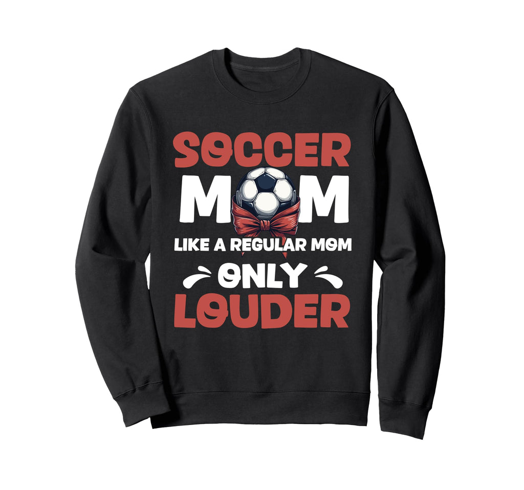 Soccer Mom Mommy Sweatshirt - Minimalist Print Unisex - T-Shirt, Sweatshirt, Hoodie