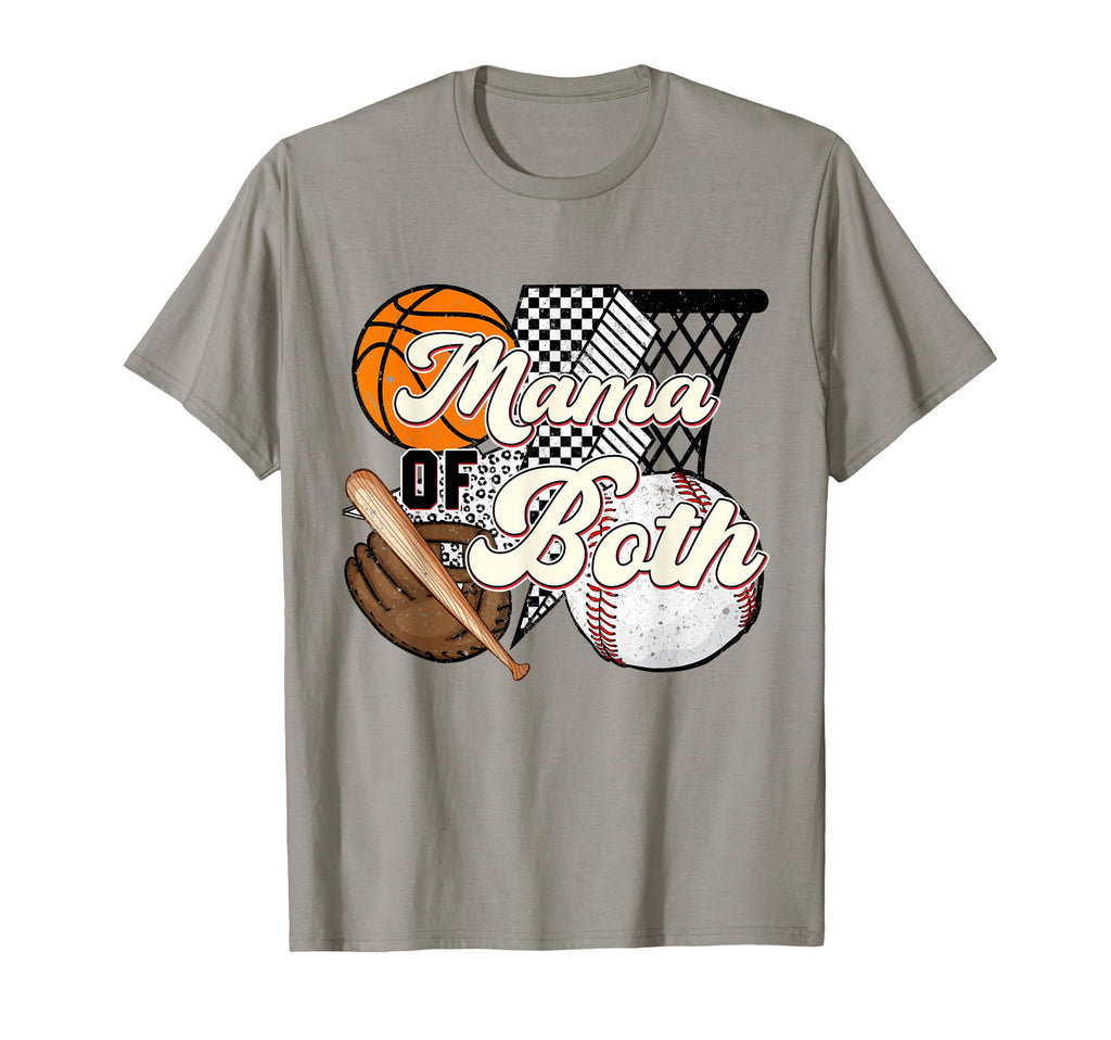 Mama Both Soccer Baseball Mom T-Shirt - Streetwear Style for Adults - T-Shirt, Sweatshirt, Hoodie