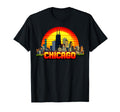Chicago 8 Bit Video Arcade Gamer Gaming 80S T-Shirt - Graphic Print Unisex - T-Shirt, Sweatshirt, Hoodie