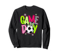 Game Day Coquette Soccer Game Day Sweatshirt - Aesthetic Graphic Unisex - T-Shirt, Sweatshirt, Hoodie